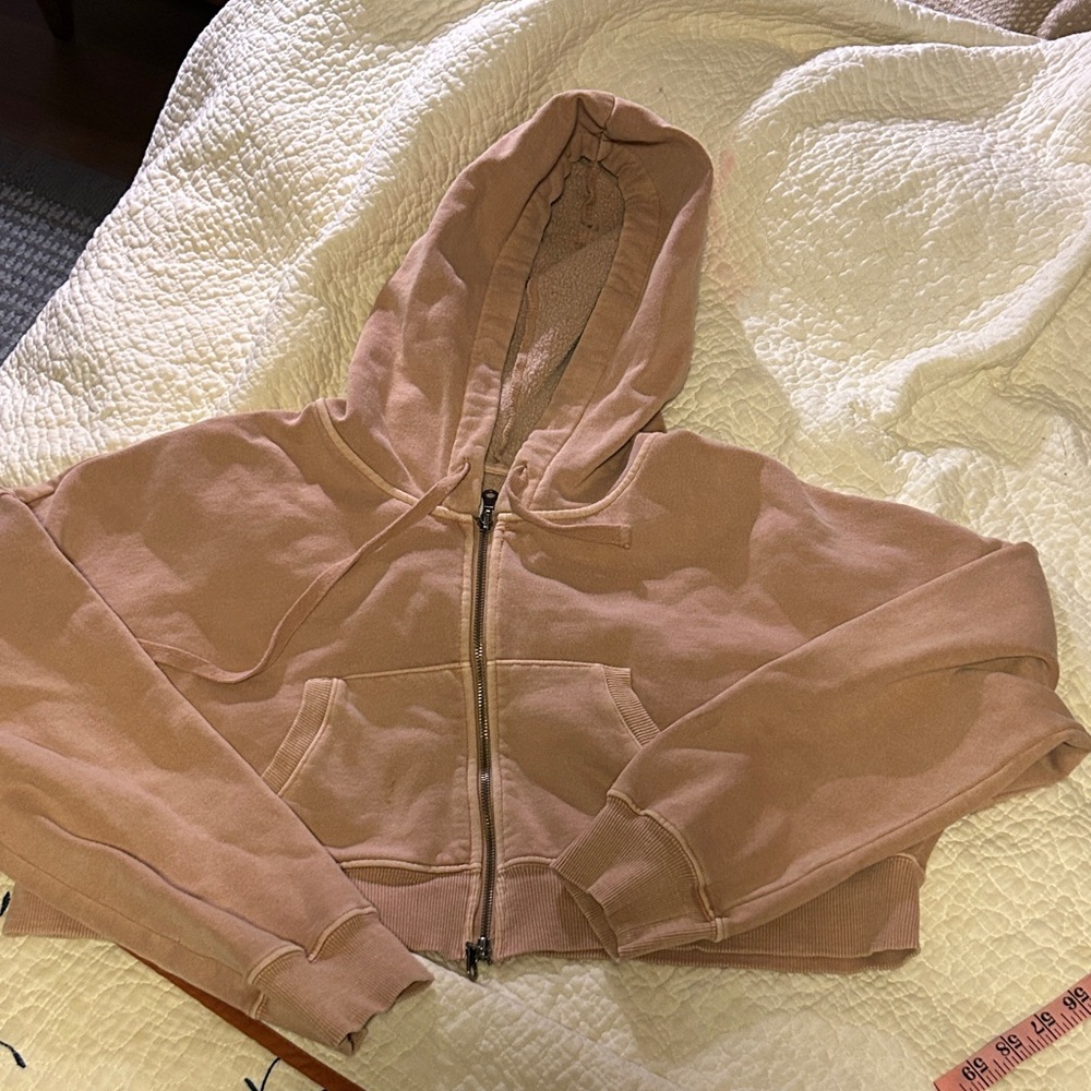 Aeropostale Tan Fleece Jacket